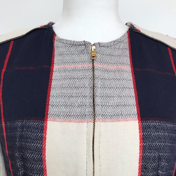 Merona plaid zip up blazer - Picture 3 of 5